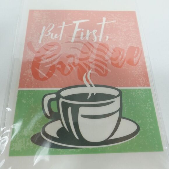 Crafters Square Iron-On Transfer But Coffee First - Picture 4 of 4